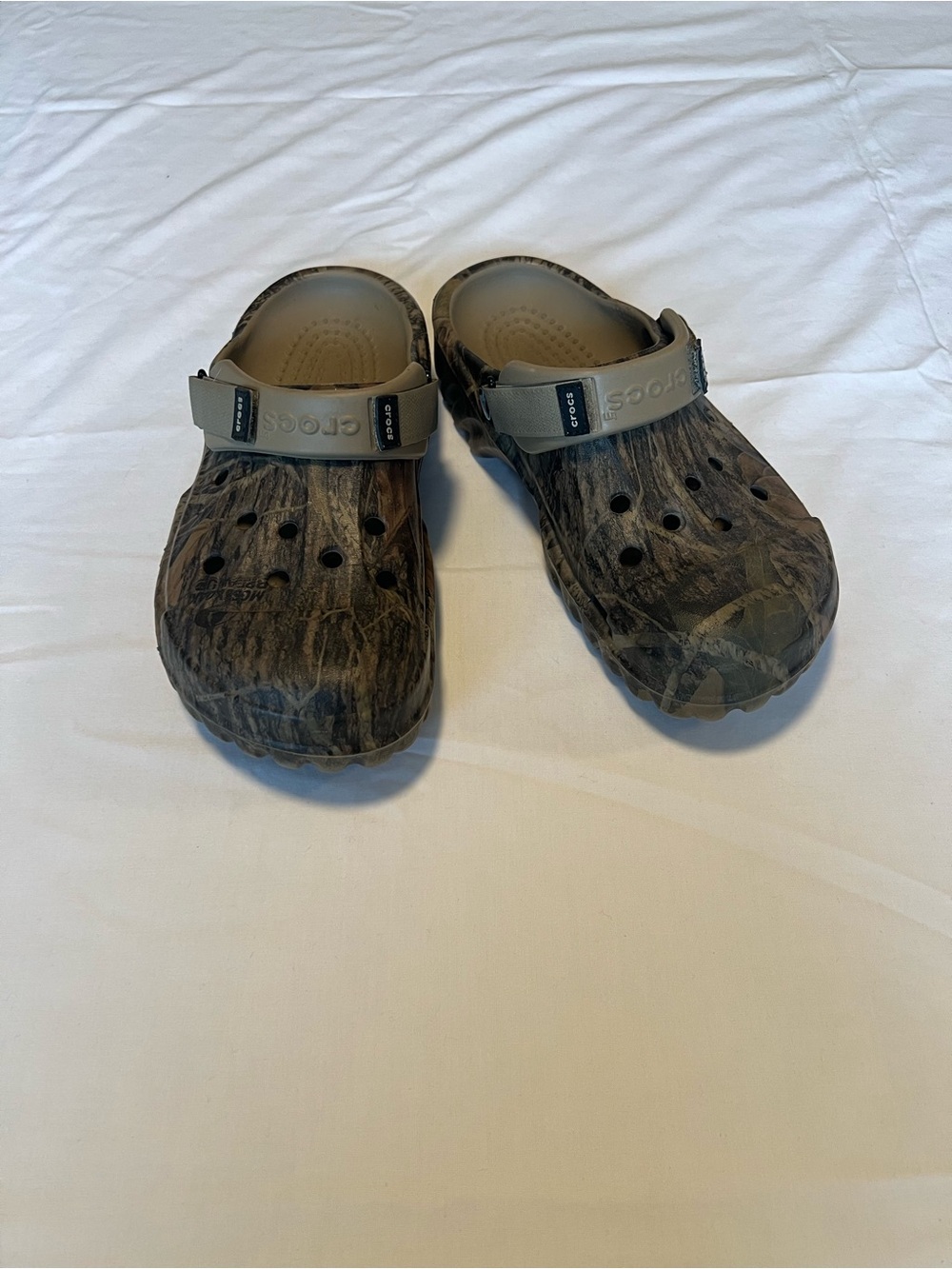 CROCS Mossy Oak Breakup Camouflage Pattern Sz Mens 8 Women’s 10